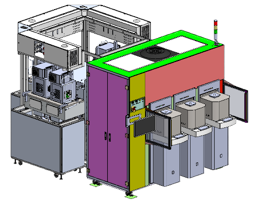 Aibo III Dry Asher conceptual design 3D layout rendering